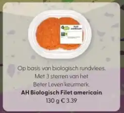 Albert Heijn AH Biologisch Filet americain aanbieding