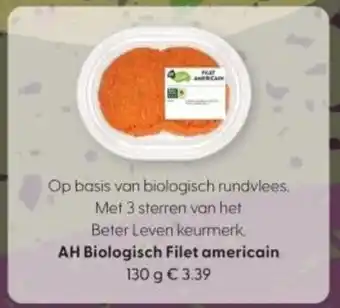 Albert Heijn AH Biologisch Filet americain aanbieding