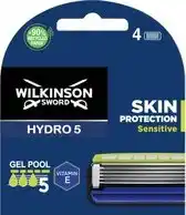 Bol.com Wilkinson Sword Hydro 5 Scheermesjes Skin Protection Sensitive 4 stuks aanbieding