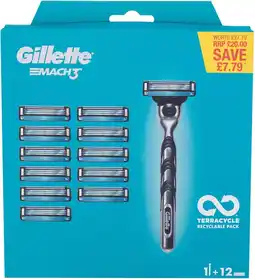 Bol.com Gillette - Mach3 Set - Holící strojek s náhradními břity (M) aanbieding