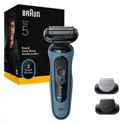 MediaMarkt Braun 52-a1650s Scheerapparaat Blauw aanbieding