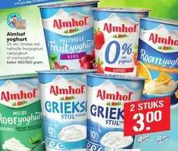 Coop Almhof yoghurt aanbieding
