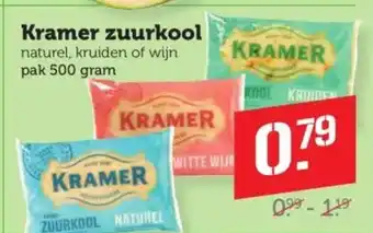 Coop Kramer zuurkool aanbieding