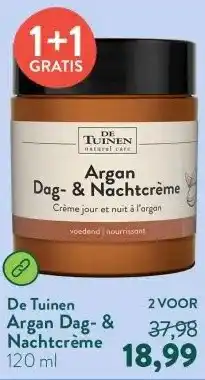 Holland & Barrett Argan Dag- & Nachtcrème aanbieding
