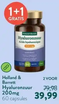 Holland & Barrett Hyaluronzuur 200mg aanbieding