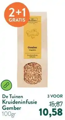 Holland & Barrett Kruideninfusie Gember aanbieding