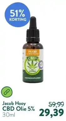 Holland & Barrett CBD Olie 5% aanbieding