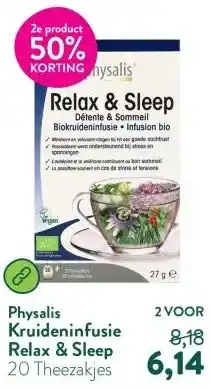 Holland & Barrett Kruideninfusie Relax & Sleep aanbieding