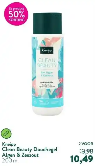 Holland & Barrett Clean Beauty Douchegel Algen & Zeezout aanbieding
