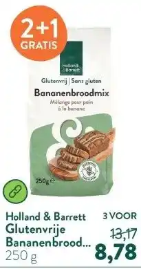 Holland & Barrett Glutenvrije Bananenbroodmix aanbieding