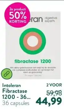 Holland & Barrett Fibractase 1200 - 36 capsules aanbieding