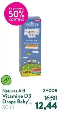 Holland & Barrett Vitamine D3 Drops Baby's & Kids aanbieding
