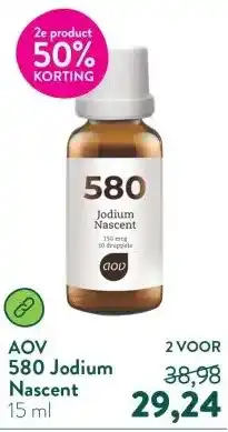 Holland & Barrett 580 Jodium Nascent aanbieding