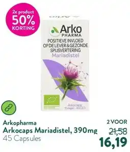 Holland & Barrett Arkocaps Mariadistel, 390mg aanbieding
