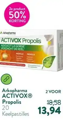 Holland & Barrett ACTIVOX® Propolis aanbieding
