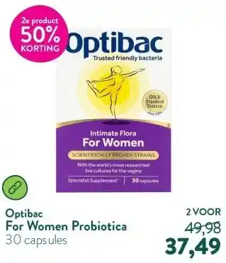Holland & Barrett For Women Probiotica aanbieding