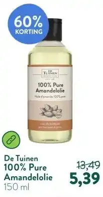 Holland & Barrett 100% Pure Amandelolie aanbieding