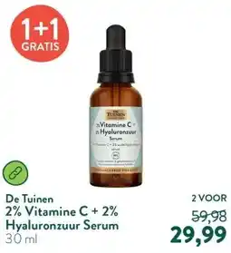 Holland & Barrett 2% Vitamine C + 2% Hyaluronzuur Serum aanbieding