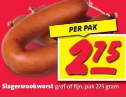 Nettorama Slagersrookworst aanbieding