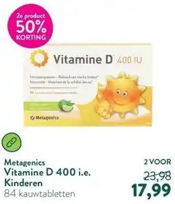 Holland & Barrett Vitamine D 400 i.e. Kinderen aanbieding