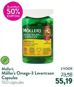 Holland & Barrett Möller's Omega-3 Levertraan Capsules aanbieding