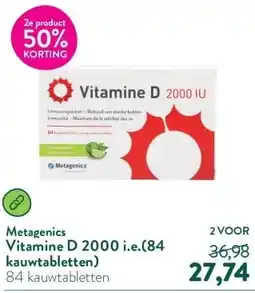 Holland & Barrett Vitamine D 2000 i.e.(84 kauwtabletten) aanbieding