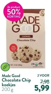 Holland & Barrett Chocolate Chip koekjes aanbieding
