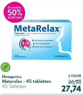 Holland & Barrett Metarelax - 45 tabletten aanbieding