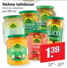 Coop Kühne tafelzuur aanbieding