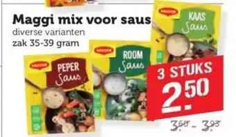 Coop Maggi mix voor saus aanbieding