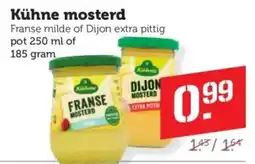 Coop Kühne mosterd aanbieding