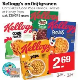 Coop Kellogg's ontbijtgranen aanbieding