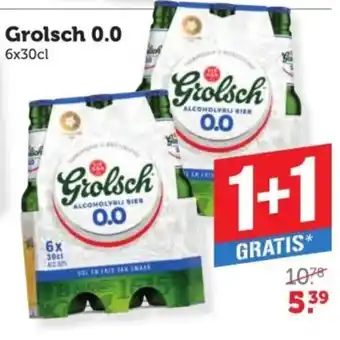 Coop Grolsch 0.0 aanbieding