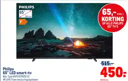 Makro Philips 65" LED smart-tv aanbieding