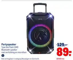 Makro Partyspeaker aanbieding