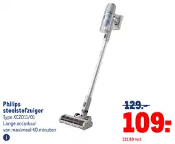 Makro Philips steelstofzuiger Type XC2011/01 aanbieding