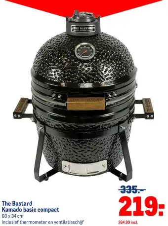 Makro The Bastard Kamado basic compact aanbieding