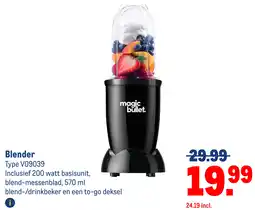 Makro Blender Type V09039 aanbieding
