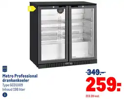 Makro Metro Professional drankenkoeler Type GCD1009 aanbieding