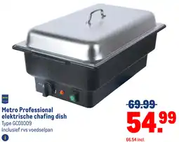 Makro Metro Professional elektrische chafing dish aanbieding