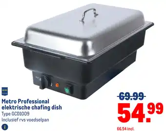 Makro Metro Professional elektrische chafing dish aanbieding