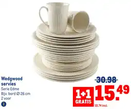 Makro Wedgwood servies aanbieding
