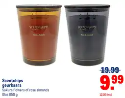 Makro Scentchips geurkaars aanbieding