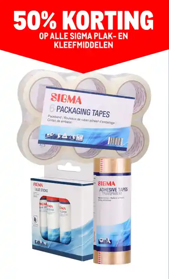 Makro Op alle sigma plak- en kleefmiddelen aanbieding