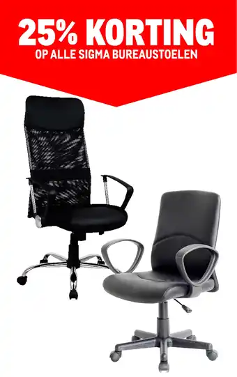 Makro Op alle sigma bureaustoelen aanbieding