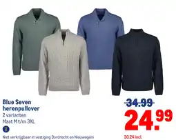 Makro Blue Seven herenpullover aanbieding
