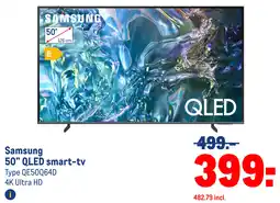 Makro Samsung 50" QLED smart-tv aanbieding