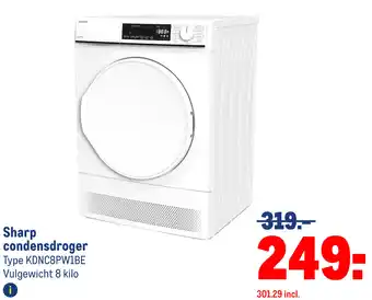 Makro Sharp condensdroger aanbieding