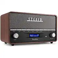 MediaMarkt AUDIZIO Corno retro dab radio Grijs aanbieding