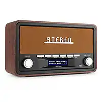 MediaMarkt AUDIZIO Foggia Retro dab radio Koper aanbieding